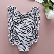 Summer Sleeveless Striped Romper Romper Triangle Jumpsuit One Piece Children's Swimsuit