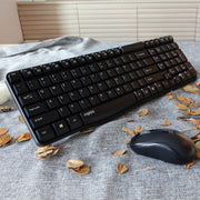 Wireless Keyboard And Mouse Set Stylish Waterproof Multimedia Office Home Mouse And Keyboard Light Tone Keyboard