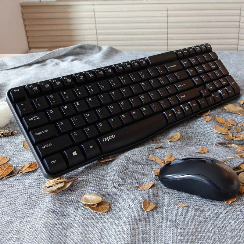 Wireless Keyboard And Mouse Set Stylish Waterproof Multimedia Office Home Mouse And Keyboard Light Tone Keyboard