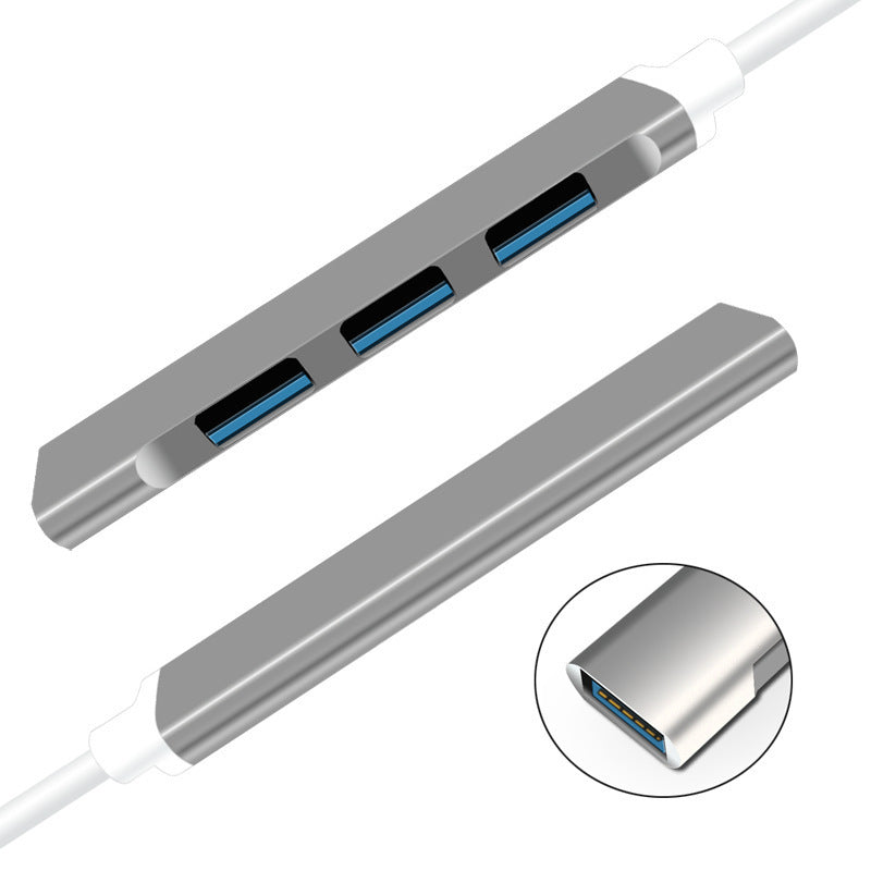 Mini Hub 3.0 Hub Aluminum Alloy One With Four Usb Docking Station Splitter High-Speed Transmission 4 Port USB