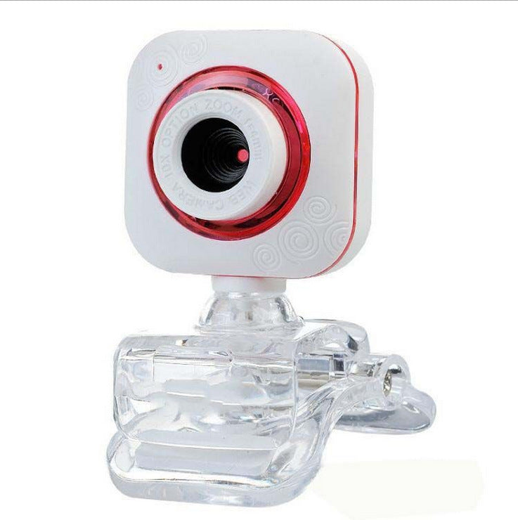 USB Plug-and-Play Webcam – Built-In Microphone for PC
