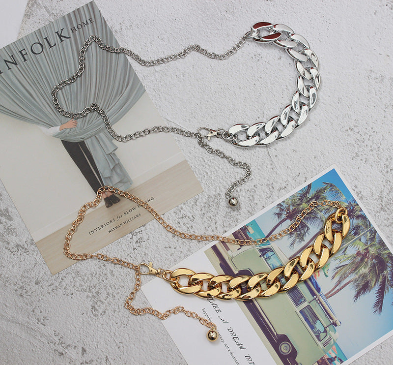 Metal Waist Chain Accessories Women's Thin Belt Chain Trousers Chain