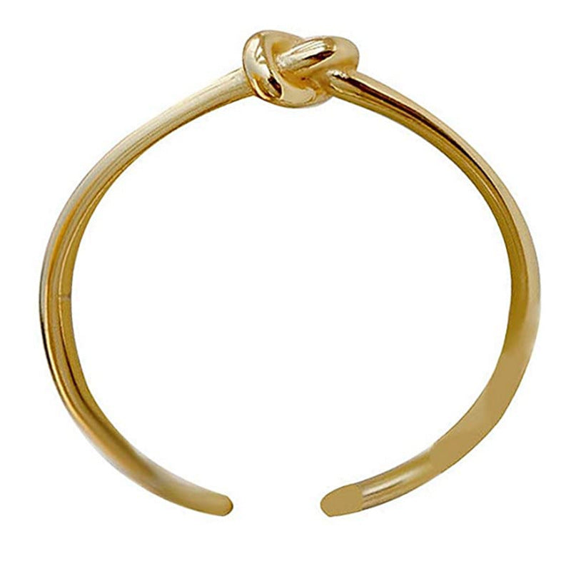 Minimalist Love Knot Engagement Ring