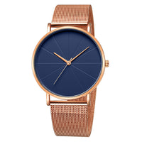 Rose gold blue face rose gold