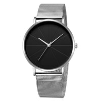 Silver shell black face silver