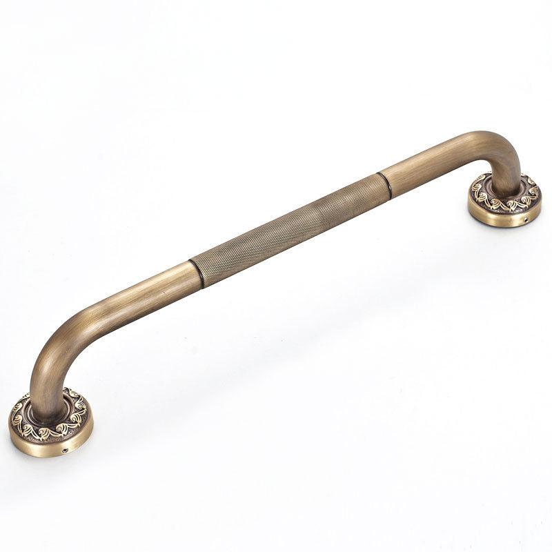 European Antique Copper Towel Rack – Retro Bathroom Wall-Mounted Pendant