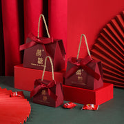 Portable Chinese Style Wedding Candy Gift Box – Retro Design