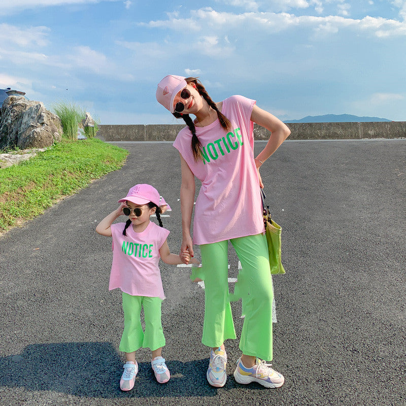 Special Parent-child Suit New Summer Women's Fashion