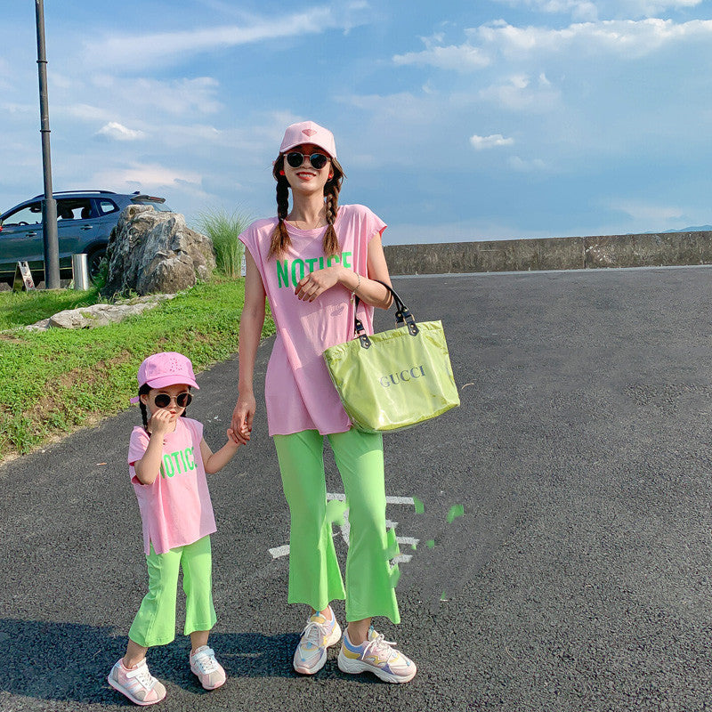 Special Parent-child Suit New Summer Women's Fashion