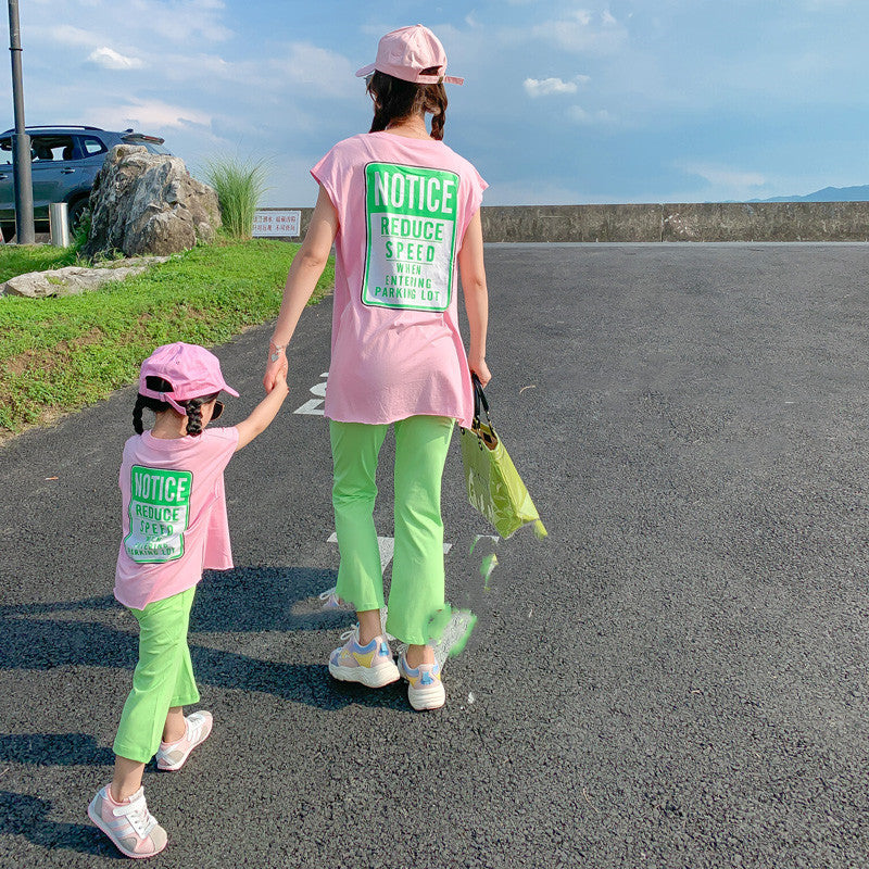 Special Parent-child Suit New Summer Women's Fashion