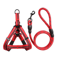 Red chest back tow rope