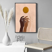 Beauty Wall Art – Decorative Canvas Painting for Living Room Background Decor