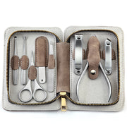 Stainless Steel Nail Clippers Set – Anti-Splash Manicure Grooming Kit