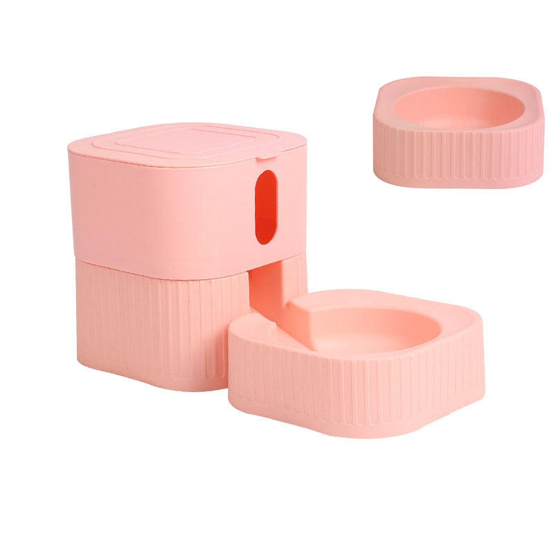 Creative Magnetic Pet Bowl Feeder Set