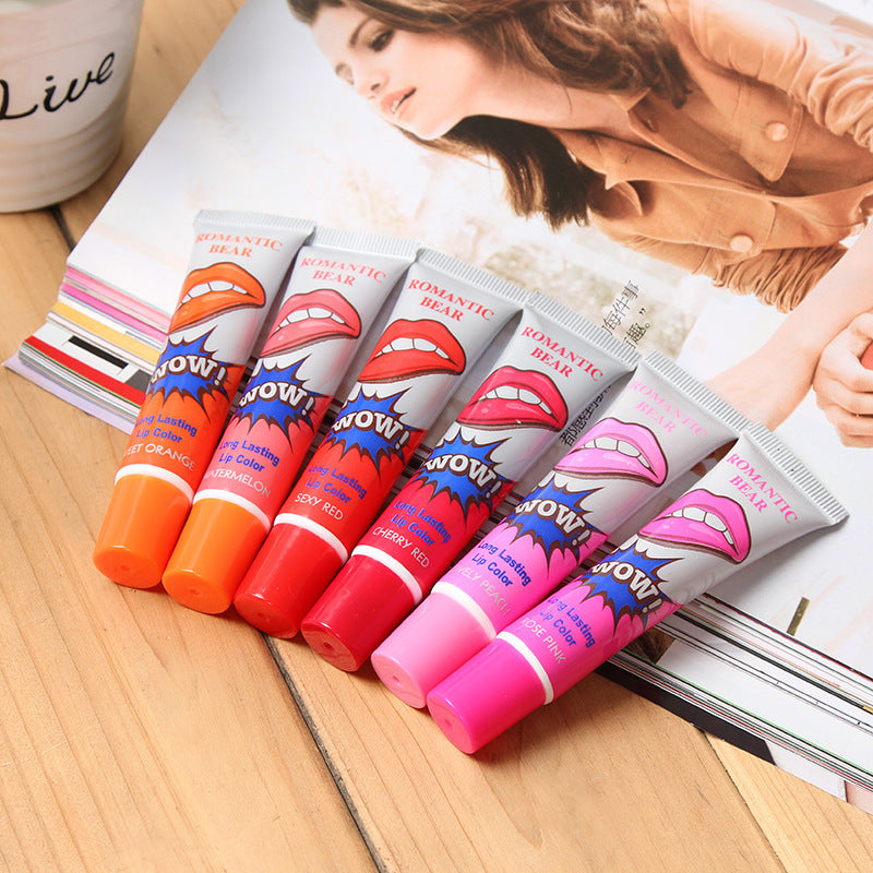 Plastic Tube Lip Gloss Long Lasting Color With Safety Cap