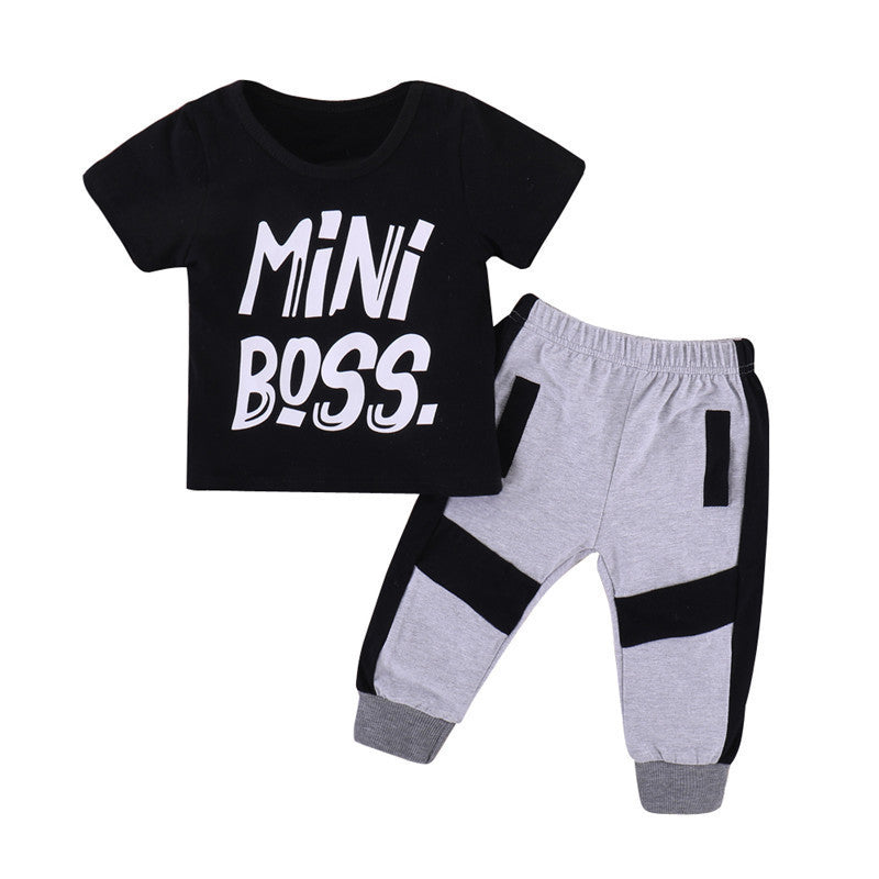 Kids Cotton Regular Fit Two Piece Casual Outfit Set