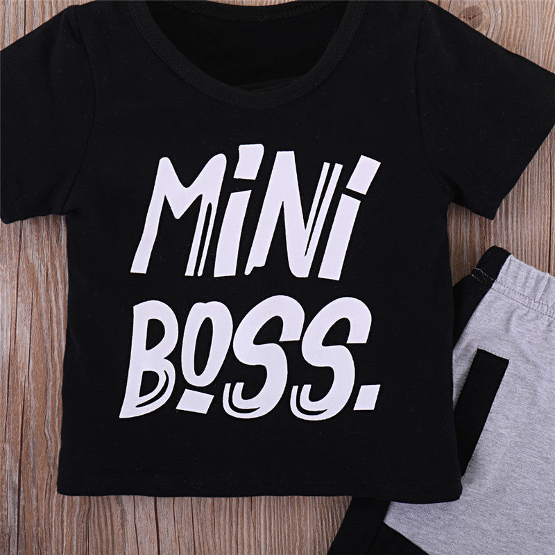 Kids Cotton Regular Fit Two Piece Casual Outfit Set