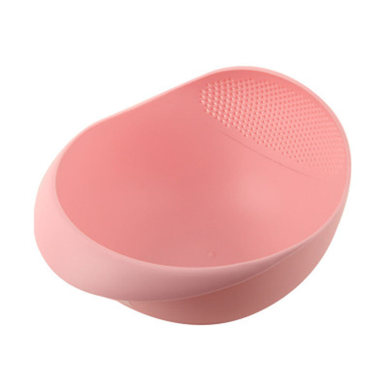 Thickened Plastic Rice Washer Bowl – Multi-purpose Rice Washing Sieve with Dense Drain Holes