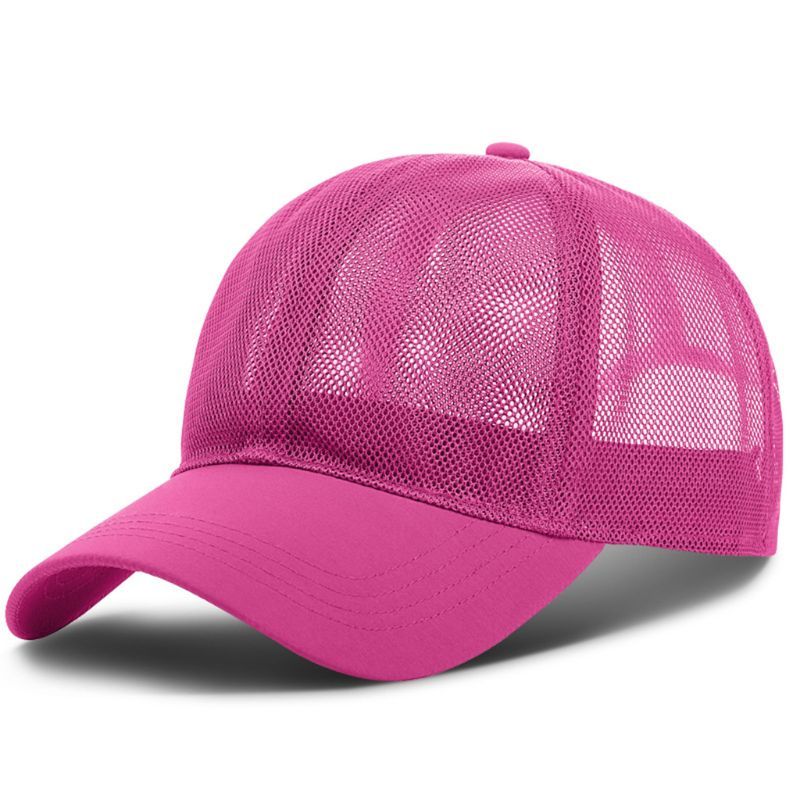 Breathable Mesh Outdoor Solid Color Baseball Cap