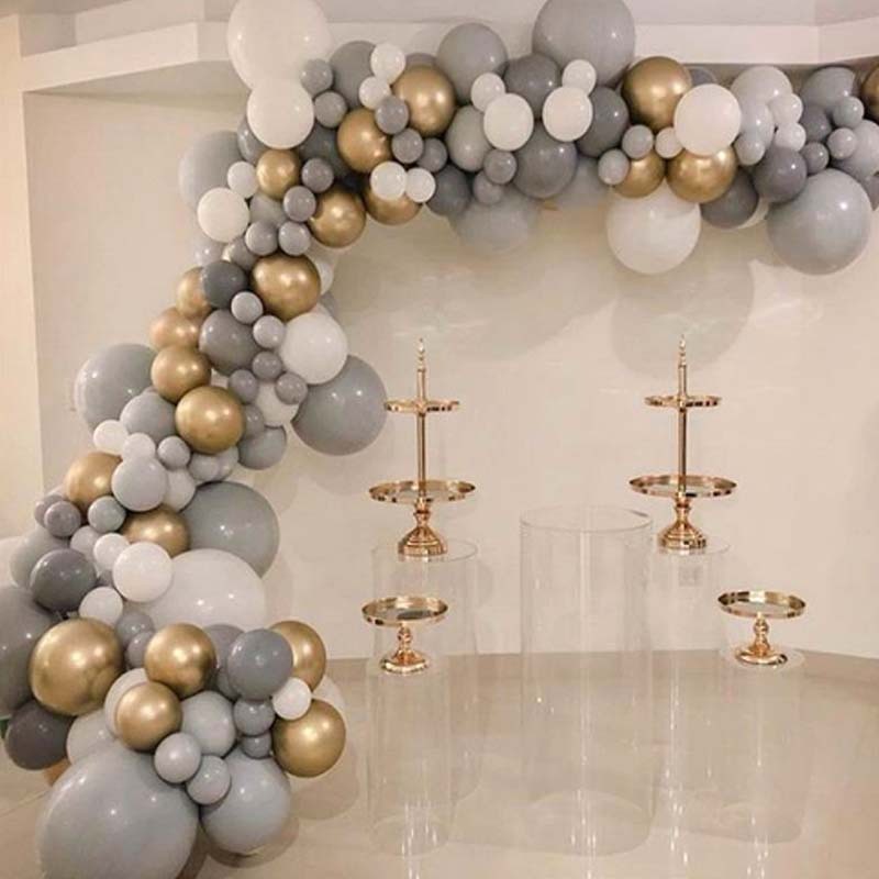 Party Gray Metal Balloon Chain Set
