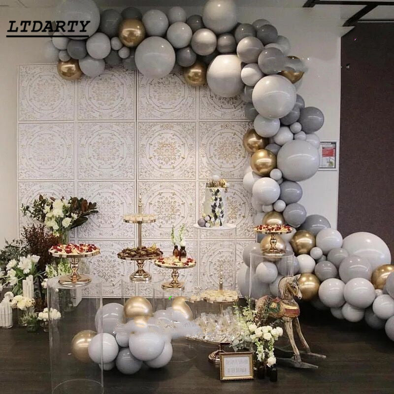 Party Gray Metal Balloon Chain Set