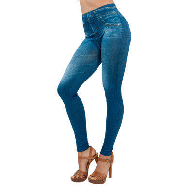 Women’s Winter Jeggings – Fleece-Lined Thermal Denim Leggings, High-Waist