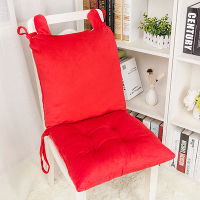 Cartoon One-Piece Cushion Cushion Back One Office Chair Cushion Thicken Student Seat Cushion Dining Chair Plush Butt Cushion
