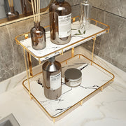 Light Luxury Wall-Mounted Bathroom Shelf – Elegant Storage Rack