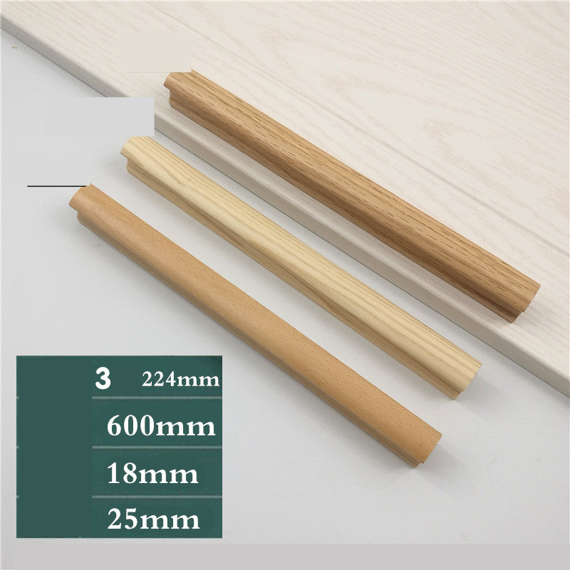 Cabinet Door Cabinet Drawer Solid Wood Handle Modern And Simple