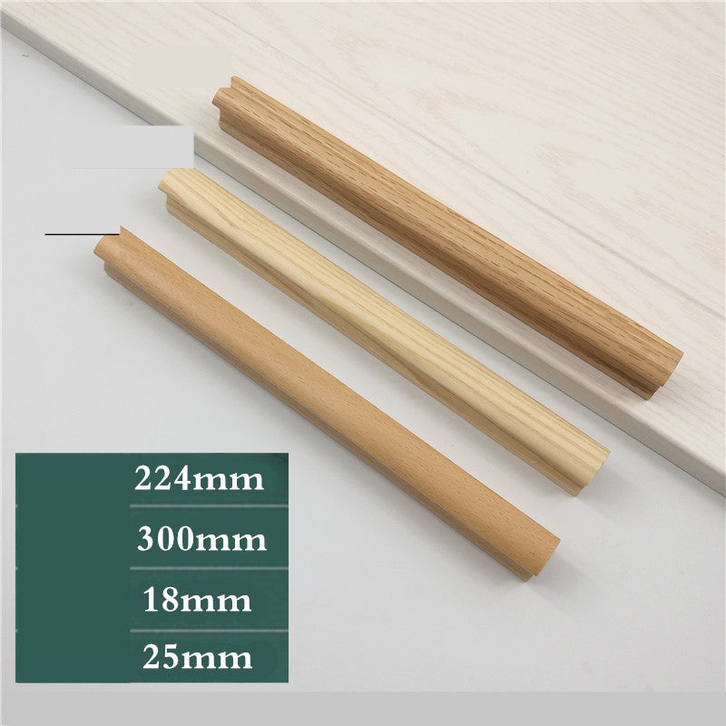 Cabinet Door Cabinet Drawer Solid Wood Handle Modern And Simple