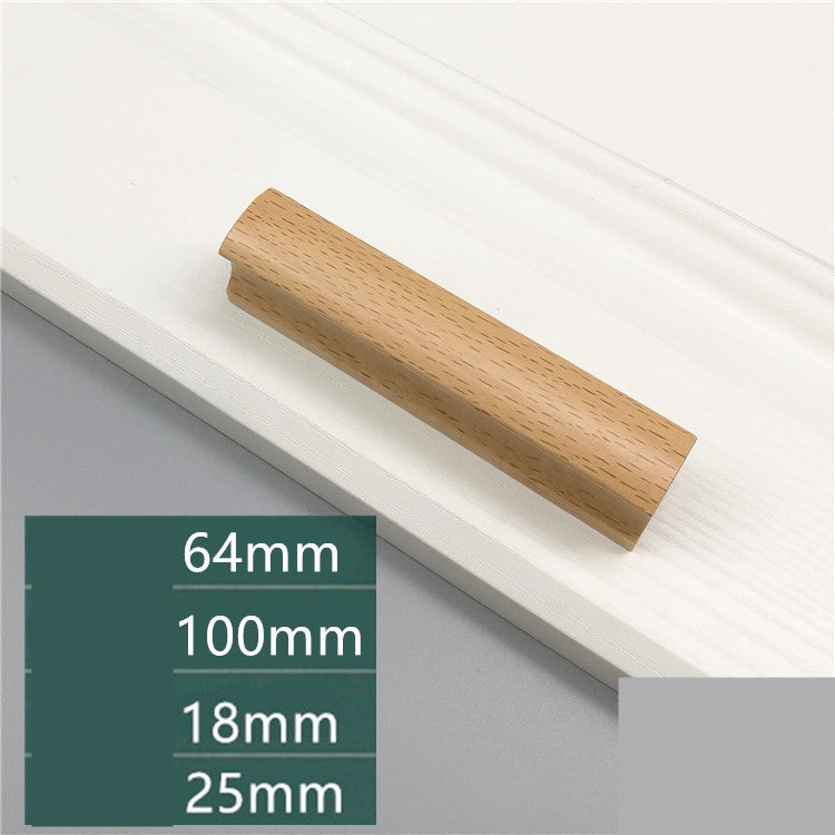 Cabinet Door Cabinet Drawer Solid Wood Handle Modern And Simple