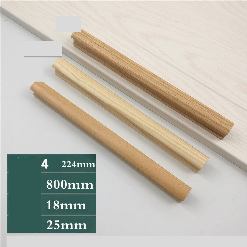 Cabinet Door Cabinet Drawer Solid Wood Handle Modern And Simple