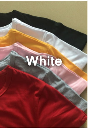 Blank T-shirt Sublimation Modal Advertising Shirt Sublimation White Embryonic Short-sleeved Round Neck T-shirt Summer Men And Women