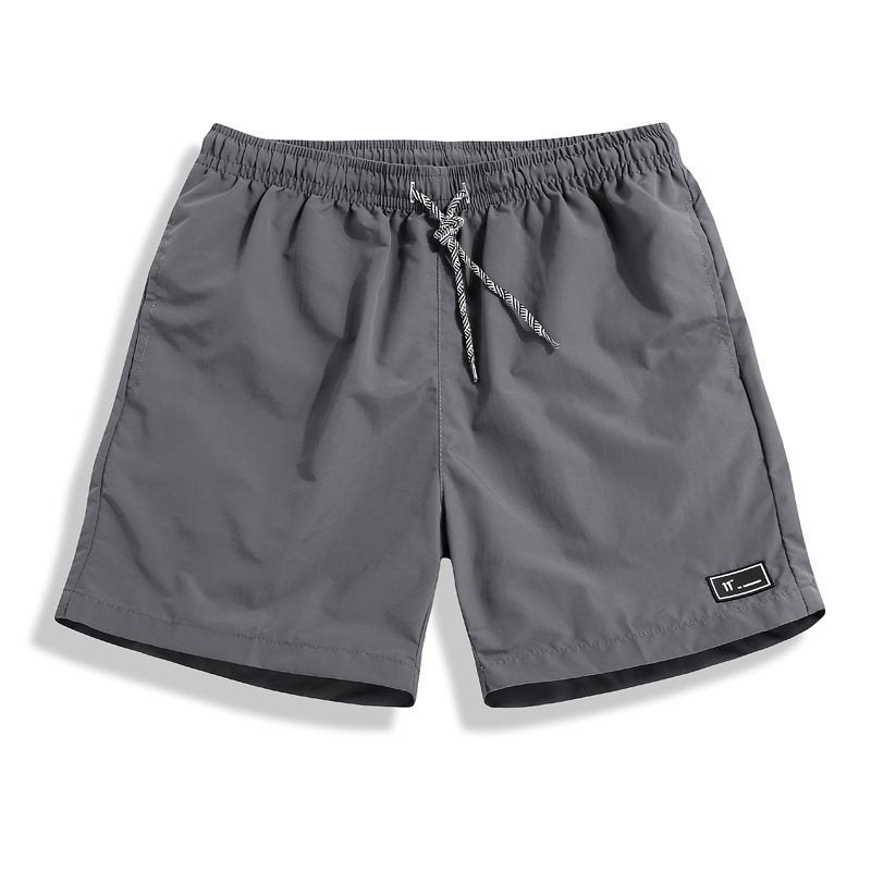 Men's Quick-Dry Beach Shorts Polyester Blend Plus Size