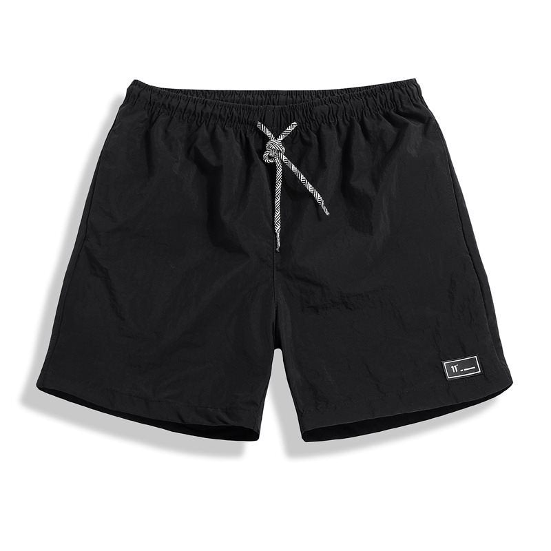 Men's Quick-Dry Beach Shorts Polyester Blend Plus Size