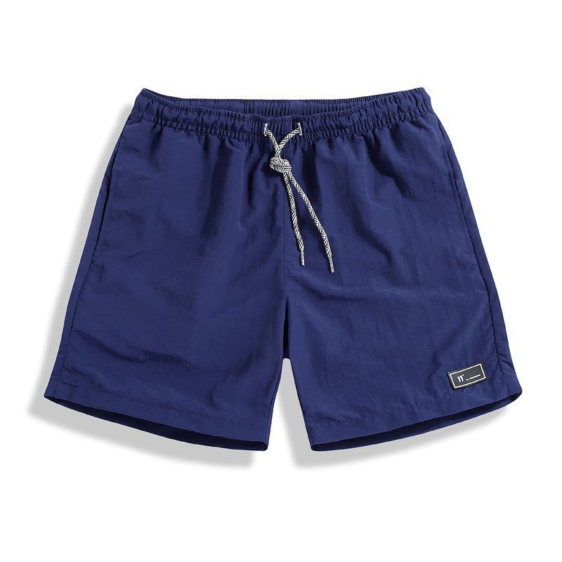 Men's Quick-Dry Beach Shorts Polyester Blend Plus Size