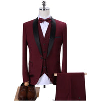 Red twopiece suit