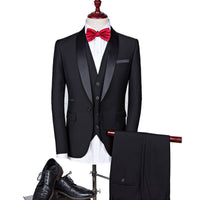 Black threepiece suit