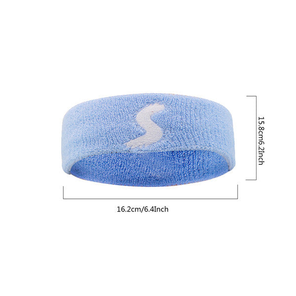 Unisex Sports Headband – Sweat-Absorbing Yoga & Running Workout Band