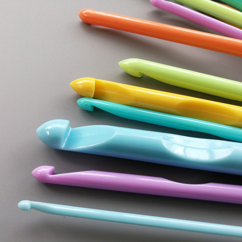 Sweater Knitting Needles and Crochet Tools Set, ABS Plastic, 120cm, 12 Pieces