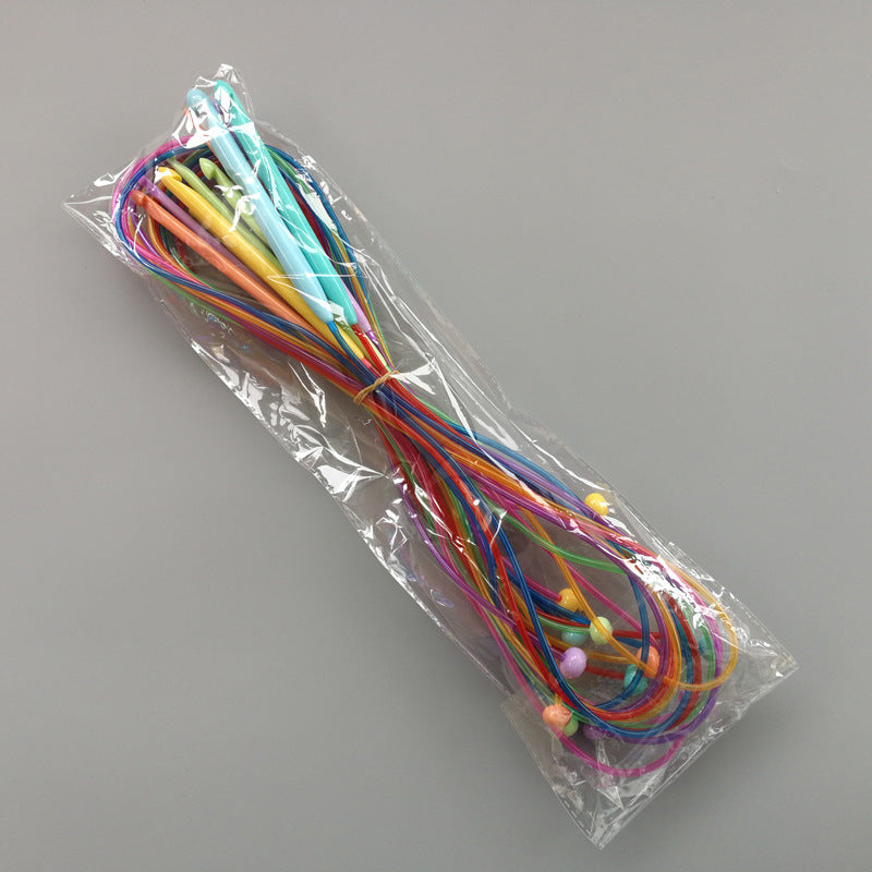Sweater Knitting Needles and Crochet Tools Set, ABS Plastic, 120cm, 12 Pieces