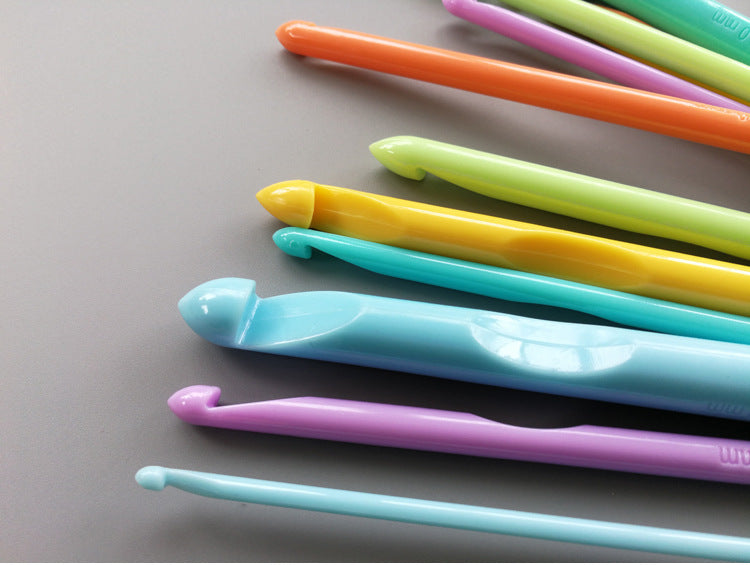 Sweater Knitting Needles and Crochet Tools Set, ABS Plastic, 120cm, 12 Pieces