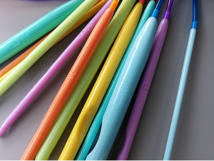 Sweater Knitting Needles and Crochet Tools Set, ABS Plastic, 120cm, 12 Pieces