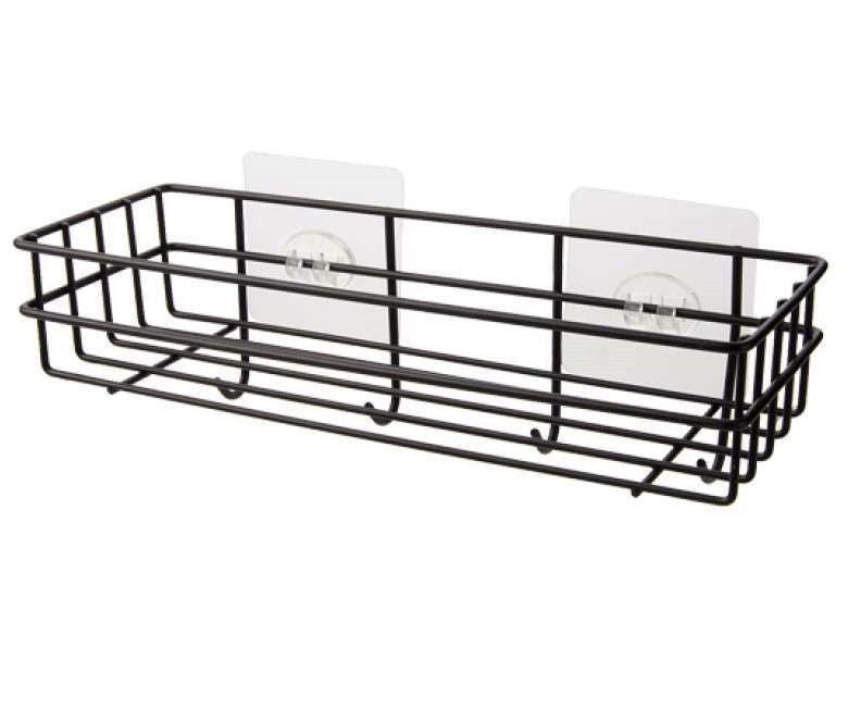 Punch-Free Wall-Mounted Bathroom Storage Rack – Kitchen Corner Shelf with Tripod