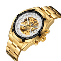 Black ring white faced steel s