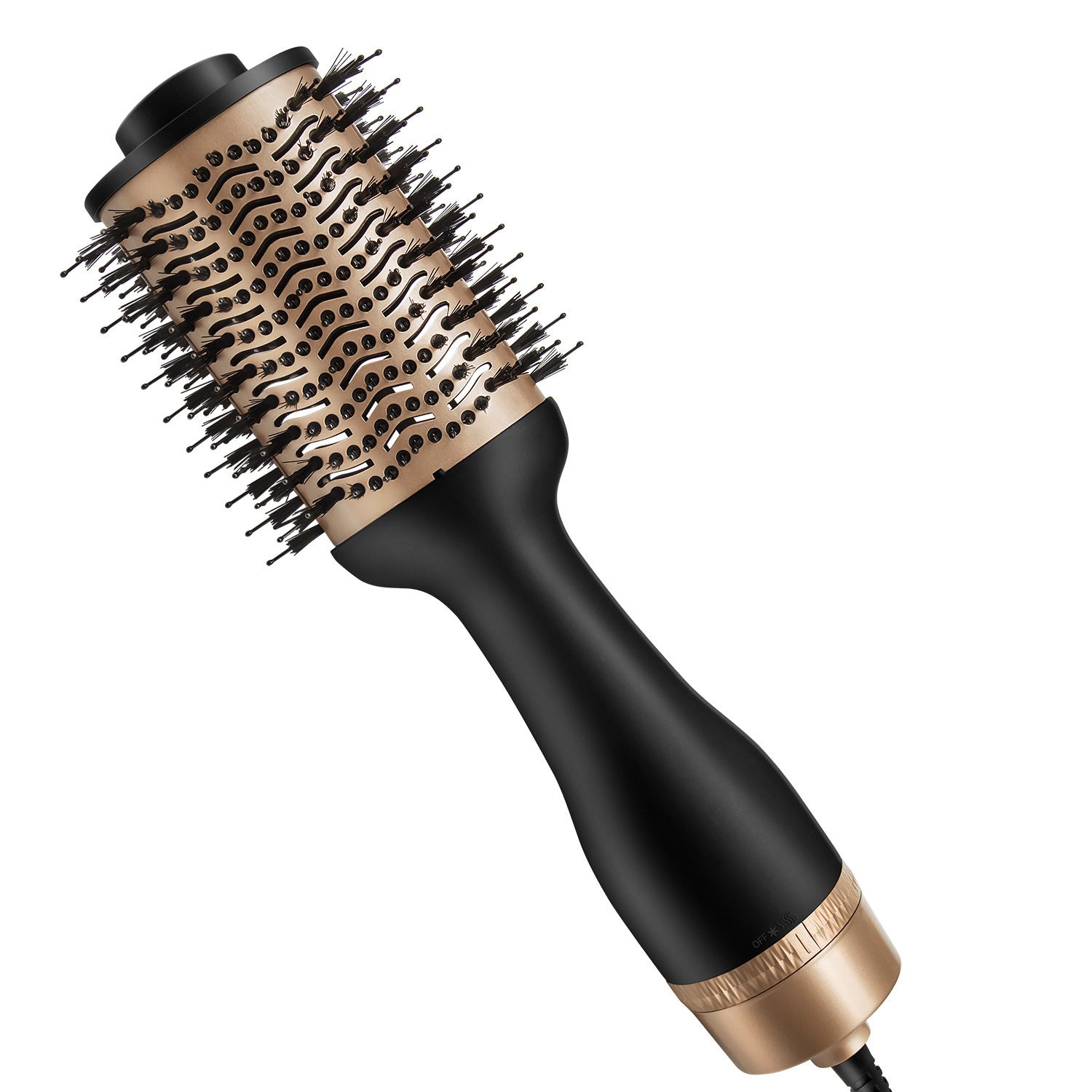 3-in-1 Hot Air Brush Hair Dryer, Curler, and Straightening Comb Styling Tool