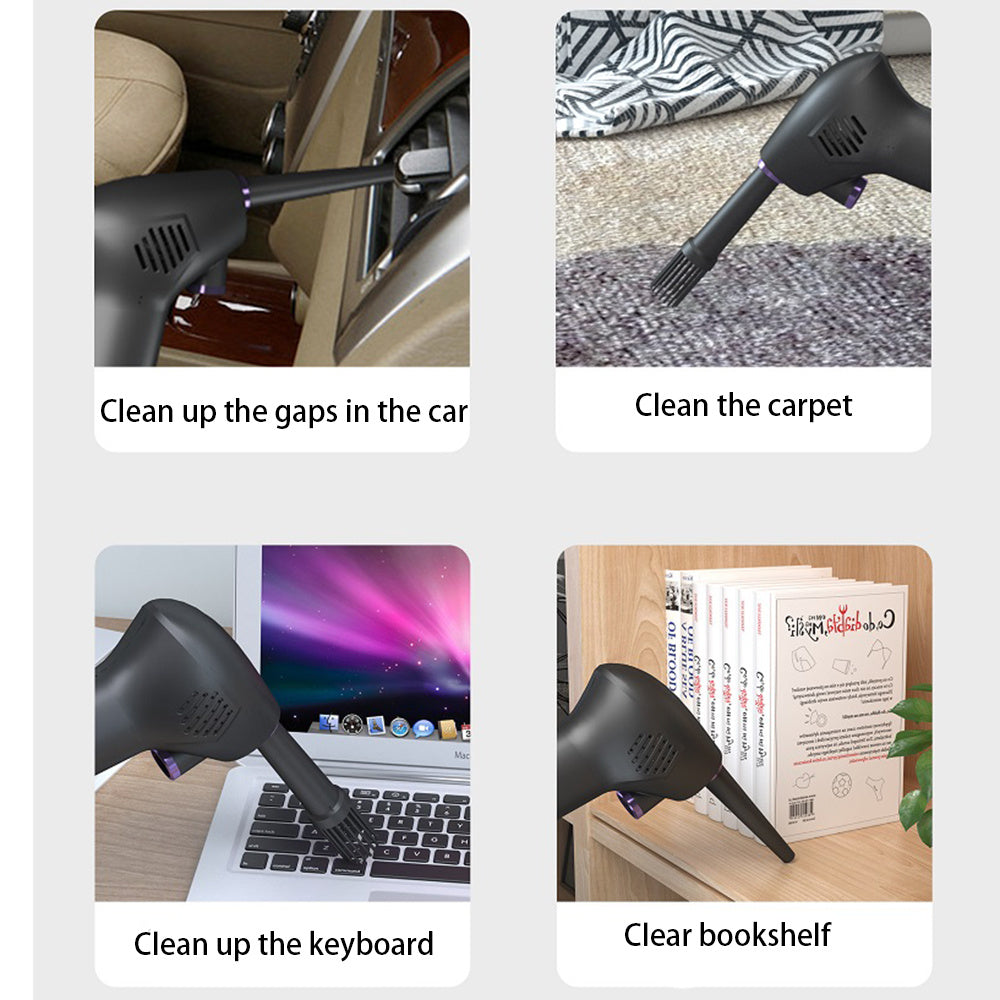 Cordless Electric Air Duster – Compressed Air Blower for Keyboard & Camera Cleaning