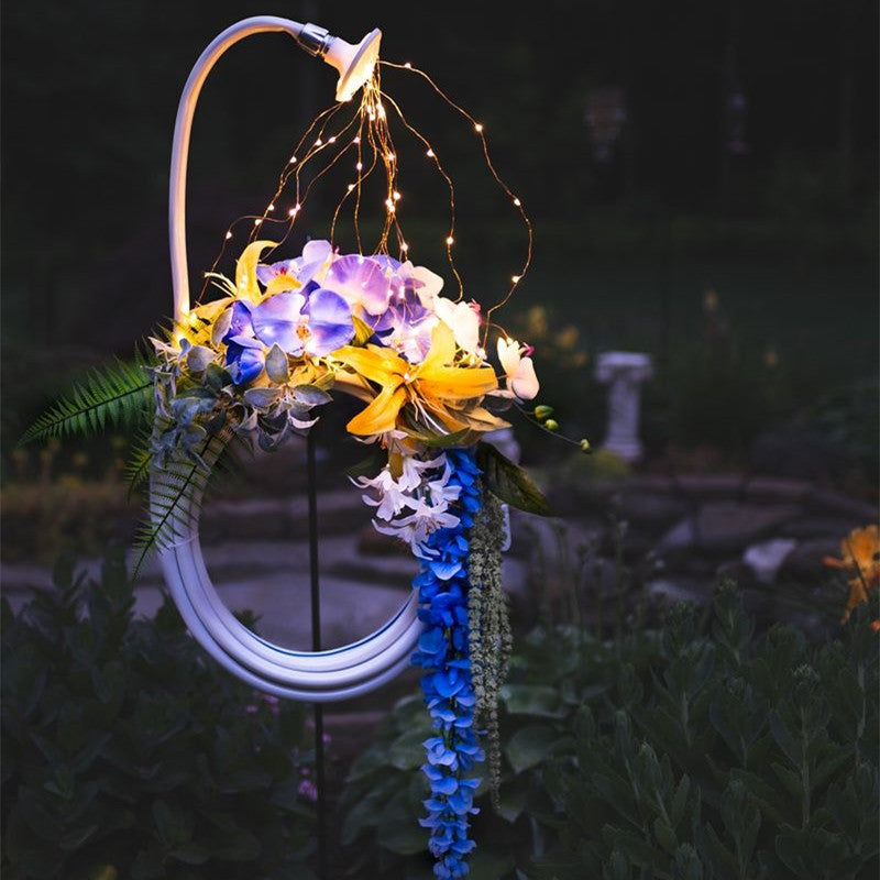 Solar Copper Wire LED Vines String Light Waterproof Garden