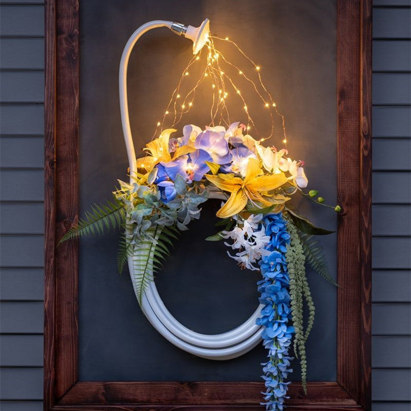 Solar Copper Wire LED Vines String Light Waterproof Garden
