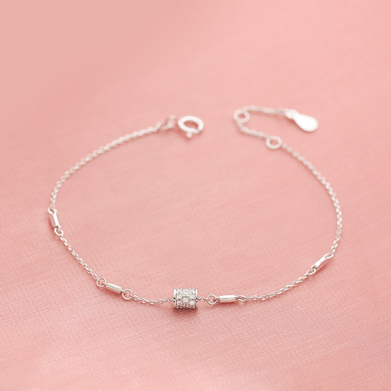 S925 Sterling Silver Small Waist Bracelet for Women